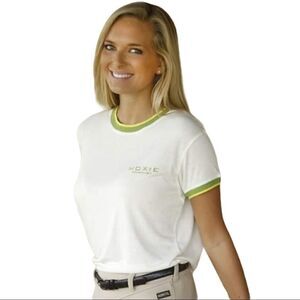 I’ve Got Moxie! Equestrian White Cotton T-Shirt Sz M